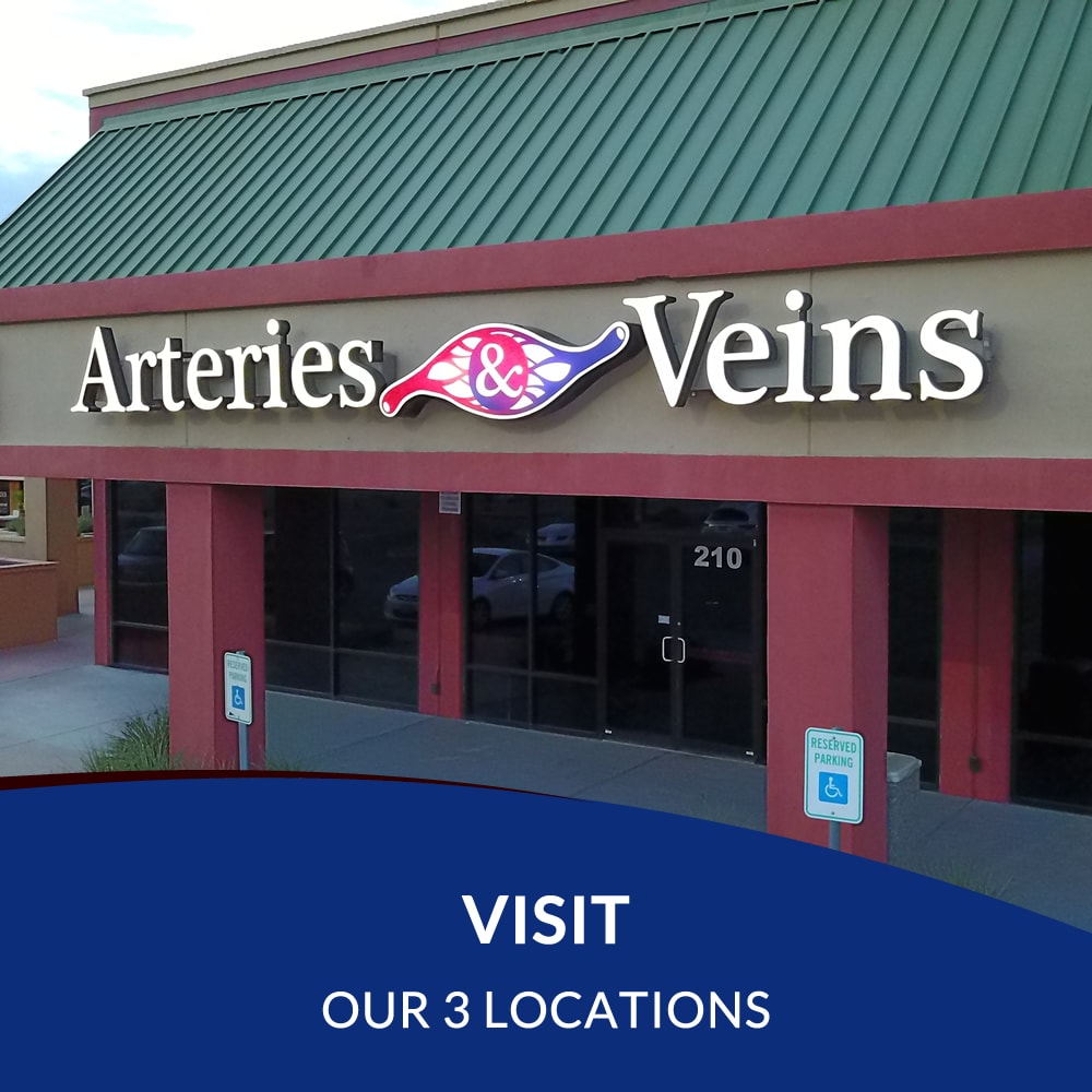 Locations of Arteries and Veins Center - El Paso, TX